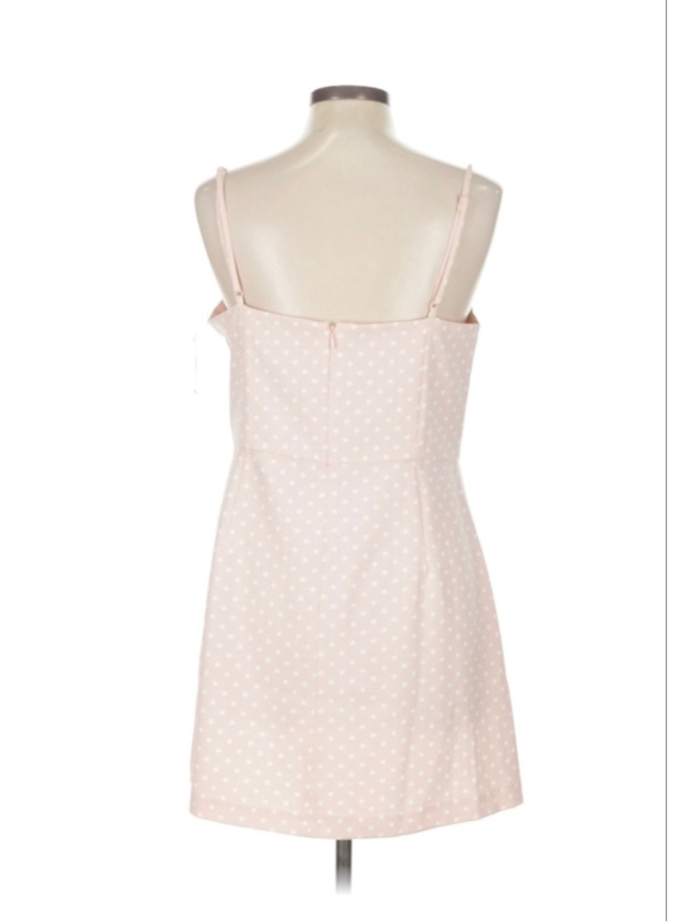 Polka Dot Pink French connection mini dress Size 12 - Picture 7 of 9